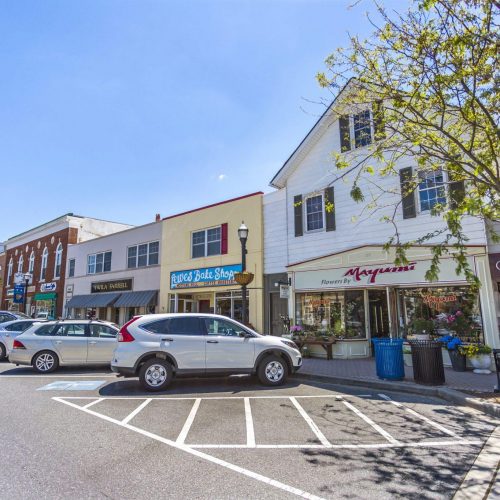 Car Park Outside Local Stores
